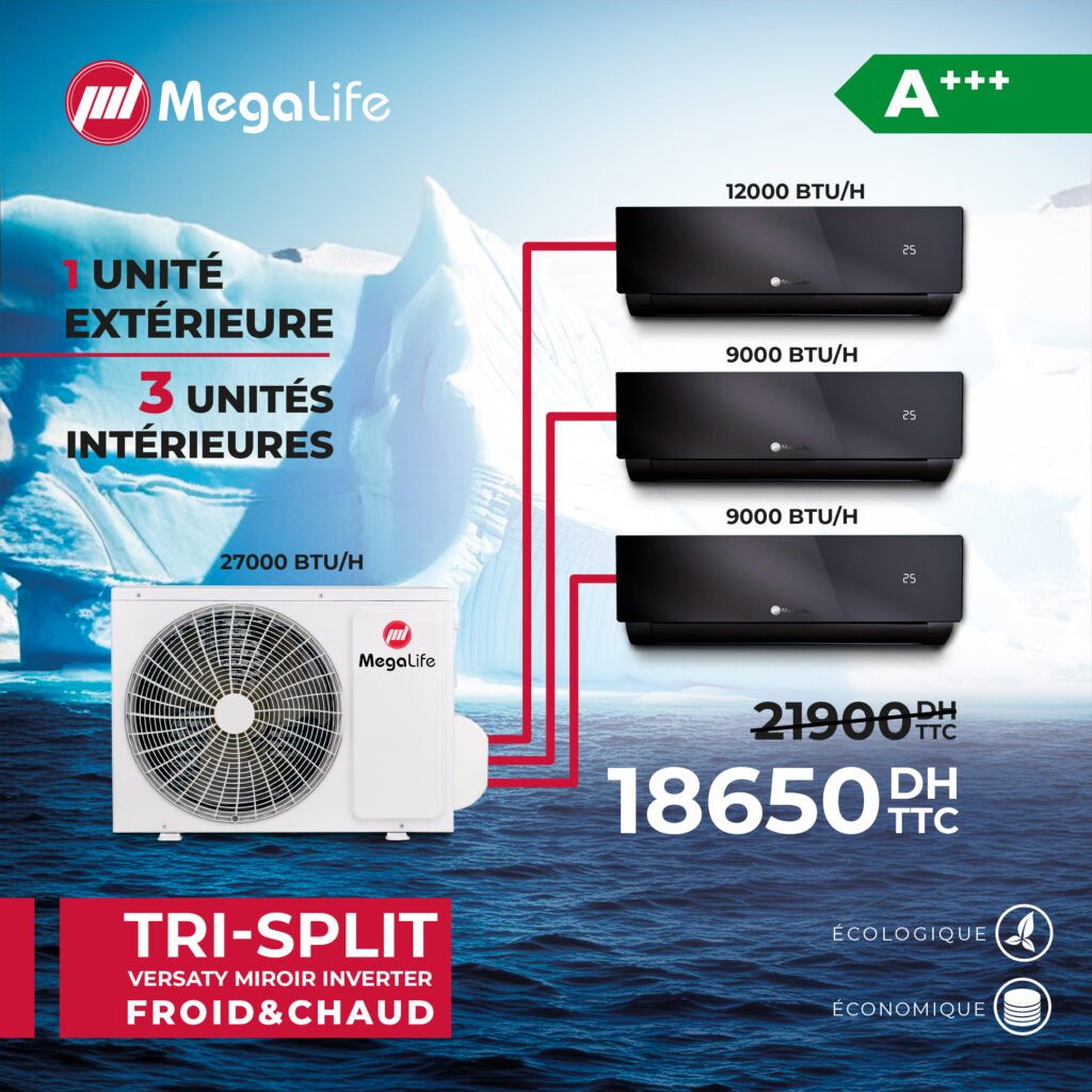 Promotion multi systeme megalife climatisation froid