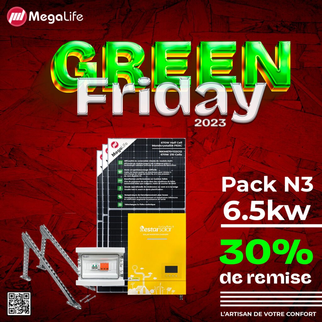 pack3 promotion solaire green friday